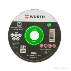 Диск отрезной WURTH SPEED Plus для нержавеющей стали, зеленый, made in Germany