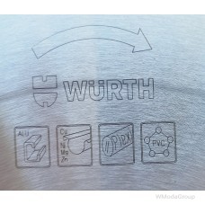 Специальный пильный диск WURTH для резки цветных металлов 350 х 3,4 / 2,8 х 30 мм 108 зубов 0611035102