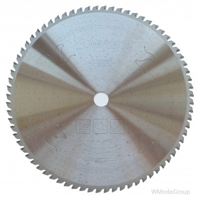 Високоякісний пильний диск WURTH для різання чорних і кольорових металів 320 х 2,2 / 1,8 х 25,4 мм 72 зуба 0610932072