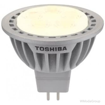 Енергозберігаюча світлодіодна лампа Toshiba E-CORE MR16 (GU5.3) потужністю 4 Вт 12 Вольт, теплий білий, промінь 35 градусів [Клас енергоспоживання A +]