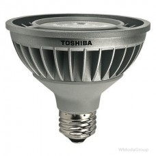 Светодиодная энергосберегающая лампа Toshiba E-Core, PAR30, 16 Вт, 220 Вольт, 2700K, E27, 740 люмен, 3400 кд, 23 °, регулируемая яркость), теплый белый цвет[класс энергоэффективности A ]