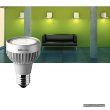 Світлодіодна енергозберігаюча лампа Toshiba LED 9W 240V R63 PAR20 Холодний білий рефлекторний точковий світильник, промінь 40 градусів
