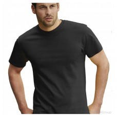 Мужская футболка плотная из хлопка Черная