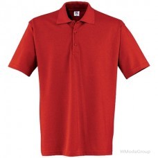 Рубашка-поло Kübler с коротким рукавом красная