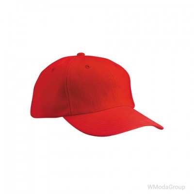 Класична 6-панельна червона кепка