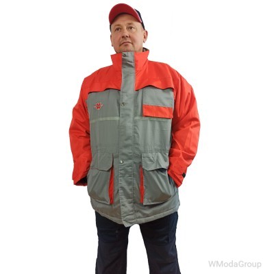 Брендована куртка сигнальна WURTH помаранчева з сірим