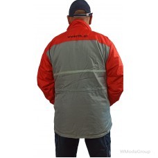 Брендированная куртка сигнальная WURTH оранжевая с серым