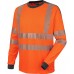 Неоново-оранжевая рубашка WURTH / MODYF с длинными рукавами повышенной видимости