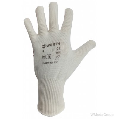 Перчатки WURTH тонкая вязка с точечным виниловым покрытием