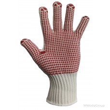 Усиленные вязаные перчатки WURTH с точечным виниловым покрытием