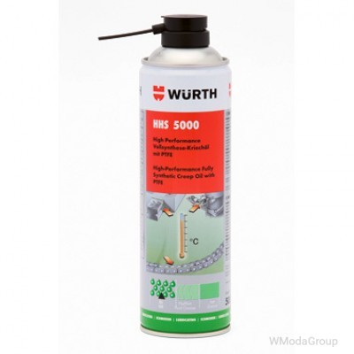 Високоефективна спрей-змазка HHS 5000 Wurth